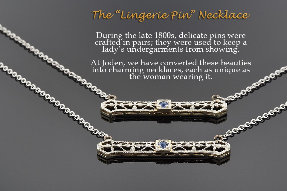 The “Lingerie Pin” Necklace